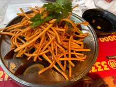 皮蛋拌馓子-靓靓蒸虾·头牌蒸虾(雪松路总店)