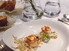 香煎北海道带子配丹麦鱼子酱塔塔-OSTRA