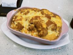芝士粟米石斑焗饭-明园茶餐厅(沙头角店)