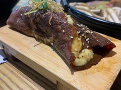 火男和牛榴莲握-今崎烧·关西寿喜烧专门店(永庆坊店)