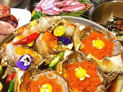 -草家酱蟹炭火烤肉店(珲春南路一店)