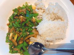 辣椒炒油渣盖饭-杨裕兴(岳麓山店)