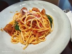 意式西班牙香肠宽面-Cafe Mersey默西咖啡(西交店)