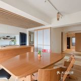 今日分享使空间连续，使其成为一个开放而悠闲的家