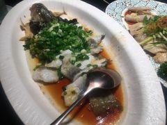 葱油淋鲜白贝鲈鱼-粤·向群饭店(二沙岛店)