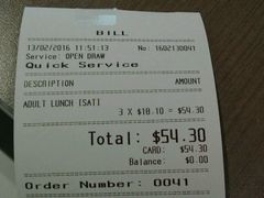 账单-Bankstown Star Buffet