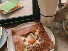 鸡蛋蘑菇熏肉荞麦可丽饼-RAC BAR(安福路店)