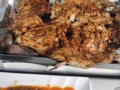 炭烤虹鳟鱼-途肴·老农饭庄(百里峡店)