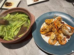 虾酱啫通菜梗-啫神·广州地标美食(北京路店)