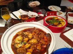 铁锅山药鲍鱼焖土鸡-阿庄新豫菜(航海东路店)