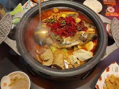 -探鱼·鲜青椒爽麻烤鱼(番禺万达店)