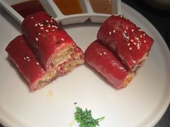 红米脆皮鲜虾肠-蝴蝶里·粤菜·点心(滨江龙湖店)
