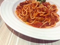 松子鸡肉罗勒意面-必胜客(省府店)