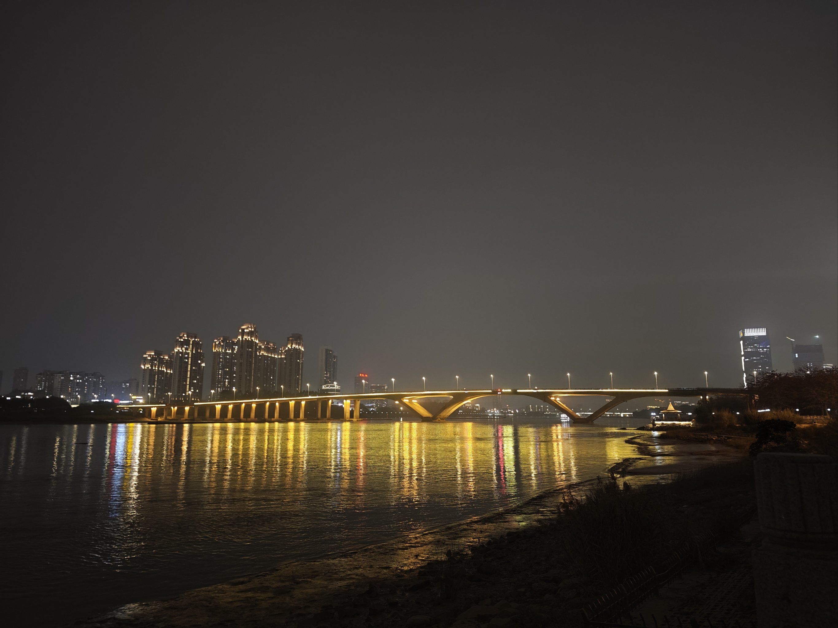 0元玩转这座城 江滨公园夜色多妩媚～江边美景