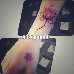 姑娘一次就“纹”两个 Tattoo artist：杰·Tattoo TianJin.China-杰TATTOO刺青