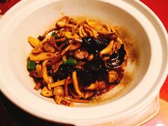 啫啫鲜菌煲-禧和源养生素食茶馆
