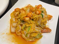明虾烧菜芯-东莱馋房(陆家嘴店)