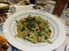 生炒有机花菜-便宜坊烤鸭店(甜水园店)