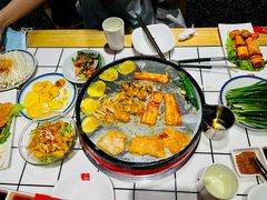 山东宽叶嫩韭菜-么肆烤肉·中式自助·烤肉大排档(街道口季佳PAI店)