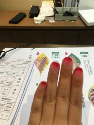 -孔雀手美甲美睫护理