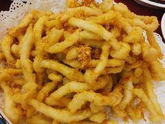 蛋黄肉松白玉菇-大眼锅贴水饺(河东店)