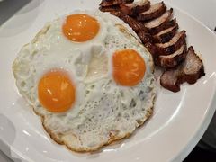 三眼仔叉烧蛋饭-香港深仔记茶餐厅(东门店)