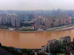 俯瞰嘉陵江-瞰胜楼