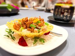 山珍野菌烩海鲜-尚9·一滴水江景中餐厅