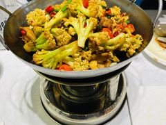 干锅有机菜花-香融府·烤鸭·家常菜(马家堡路店)