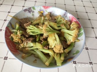 秋季时令菜——花菜炒猪肝