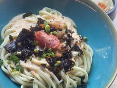 炙烤明太鱼籽野生虾仁拌面-里面·Noodlology(机电院店)