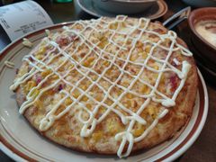 玉米披萨配蛋黄酱-萨莉亚意式餐厅(浦江万达广场店)