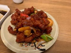 椒香虾仁爆鸡球-陈傻子餐厅(世纪都会店)
