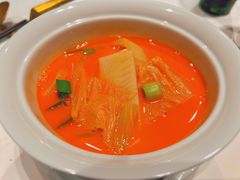 虾汤春笋时蔬豆腐煲-荣府宴(南阳路店)