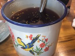 自制桂花酸梅汤-石记老北京炙子烤肉(松园店)