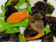 木耳兰豆炒山药-李连贵熏肉大饼(丰台南路地铁站店)