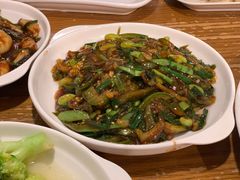 韭菜毛豆炒茄丝-建国328 本帮小馆·面馆