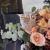 婚车花艺分享-🍂奶茶色系婚车
