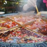 和老妈没吃完，打包，顺便也打了一些汤底回去