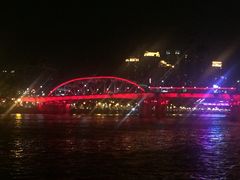 珠江夜景-珠江夜游西堤码头