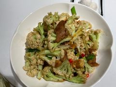 小炒有机菜花-福海居烤鸭店(鸟巢店)