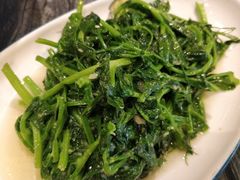 蒜香豌豆尖-情妹耙泥鳅·江湖川菜(科华店)