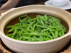 啫啫虾酱空心菜-熠盛粤味(永康路店)