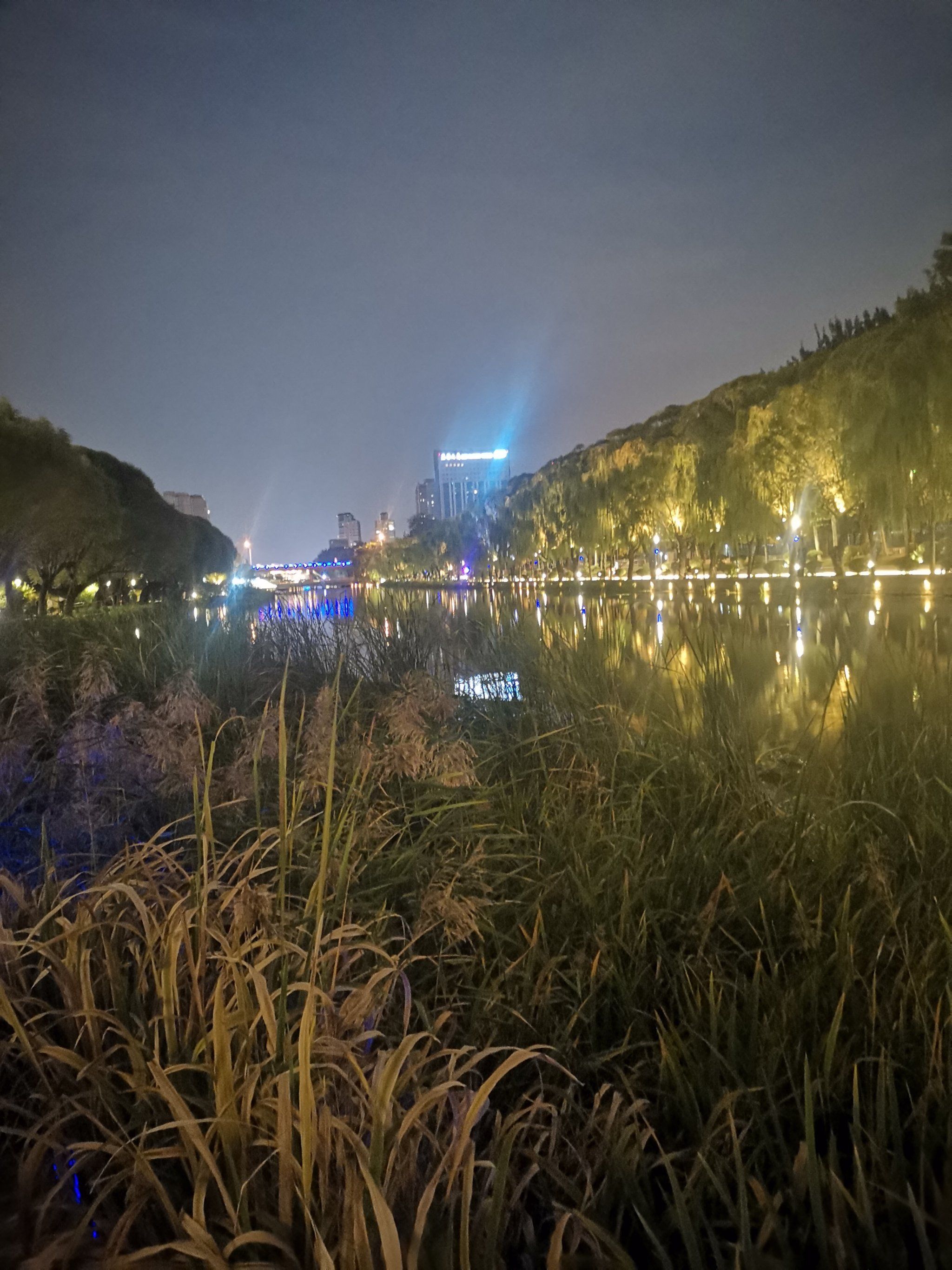 亮马河夜景