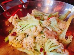 干锅有机花菜-绿茶餐厅(蓝色港湾店)