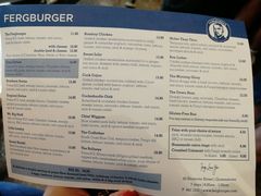 菜单-Fergburger(皇后镇店)