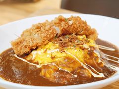 吉列黑豚咖喱蛋包饭-Ufufu cafe(天神巷店)