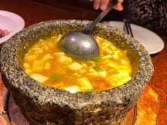 石锅鸡汤豆腐-绿茶餐厅(华联万柳店)