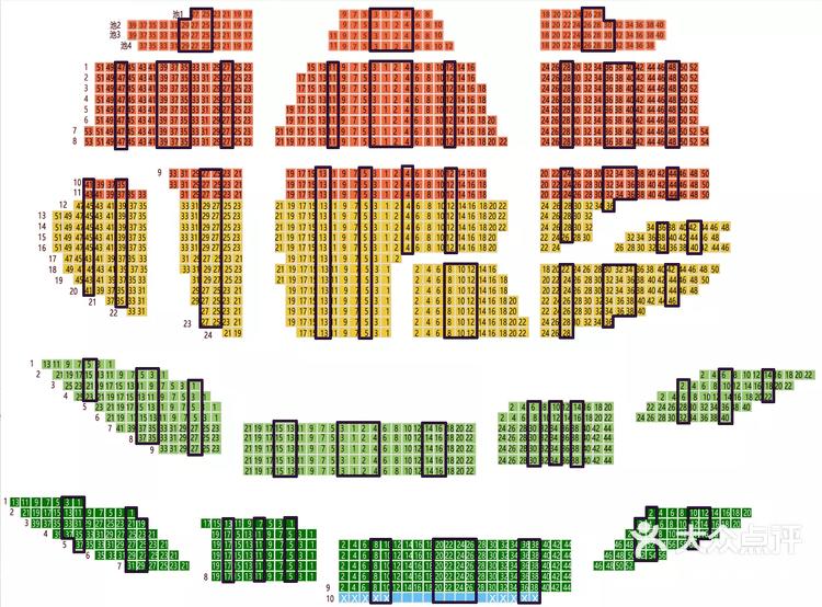 话剧艺术中心座位图图片