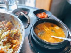 肥牛大酱汤-山·烤辣鸡韩国料理(西溪路店)